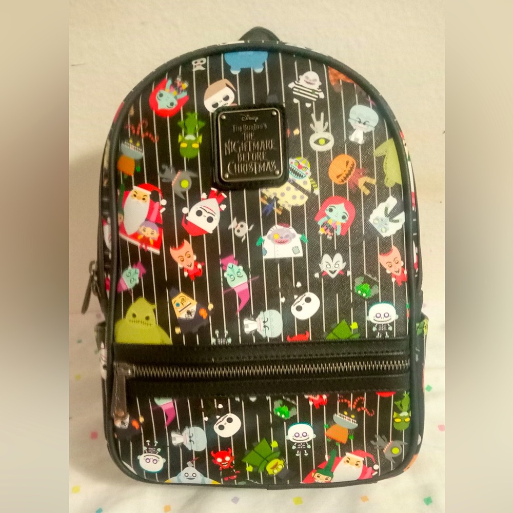 2020 Disney LoungeFly Tim Burton's Nightmare Before Christmas Backpack